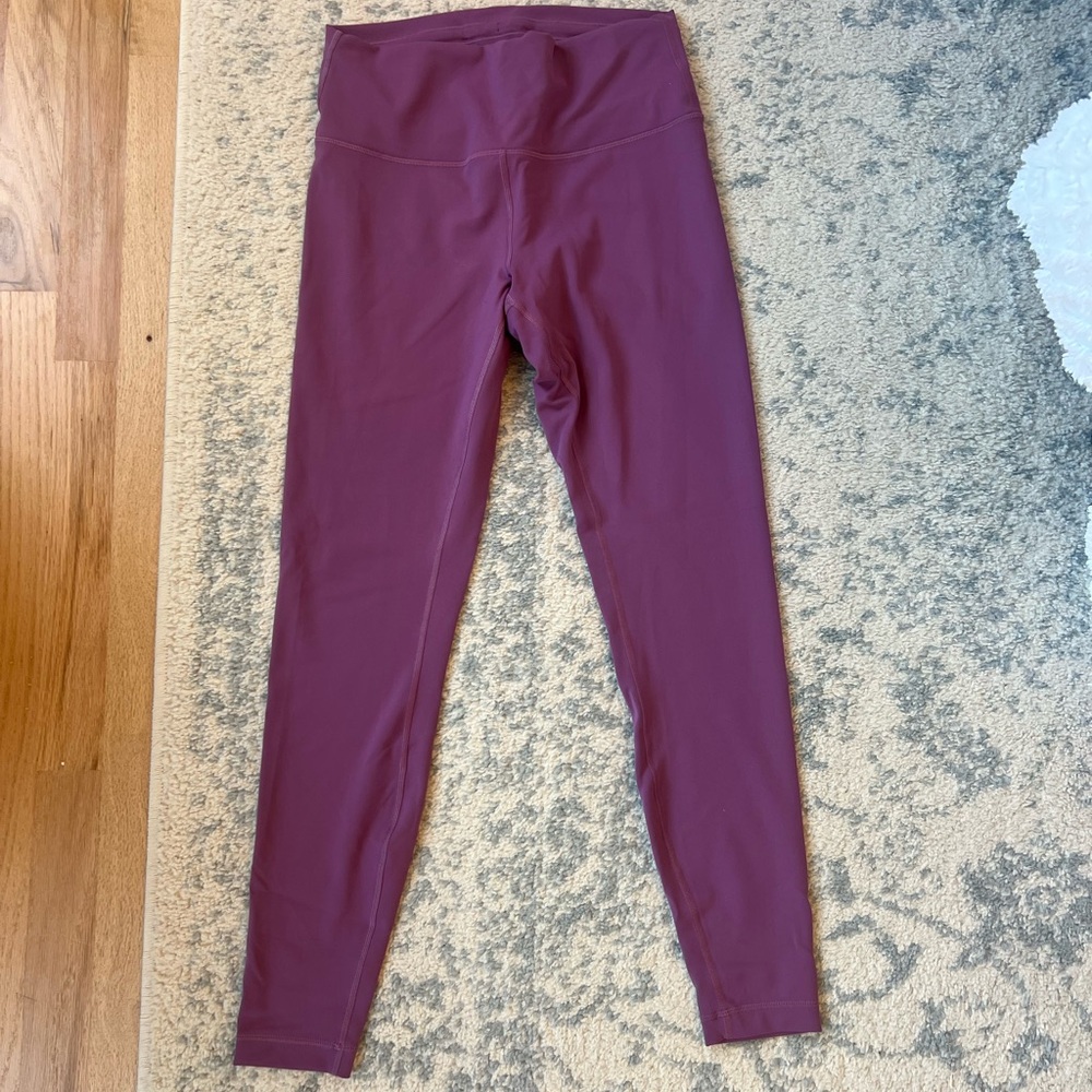 Lululemon Wunder Under Leggings in Vintage Plum size 10 - Picture 3 of 4